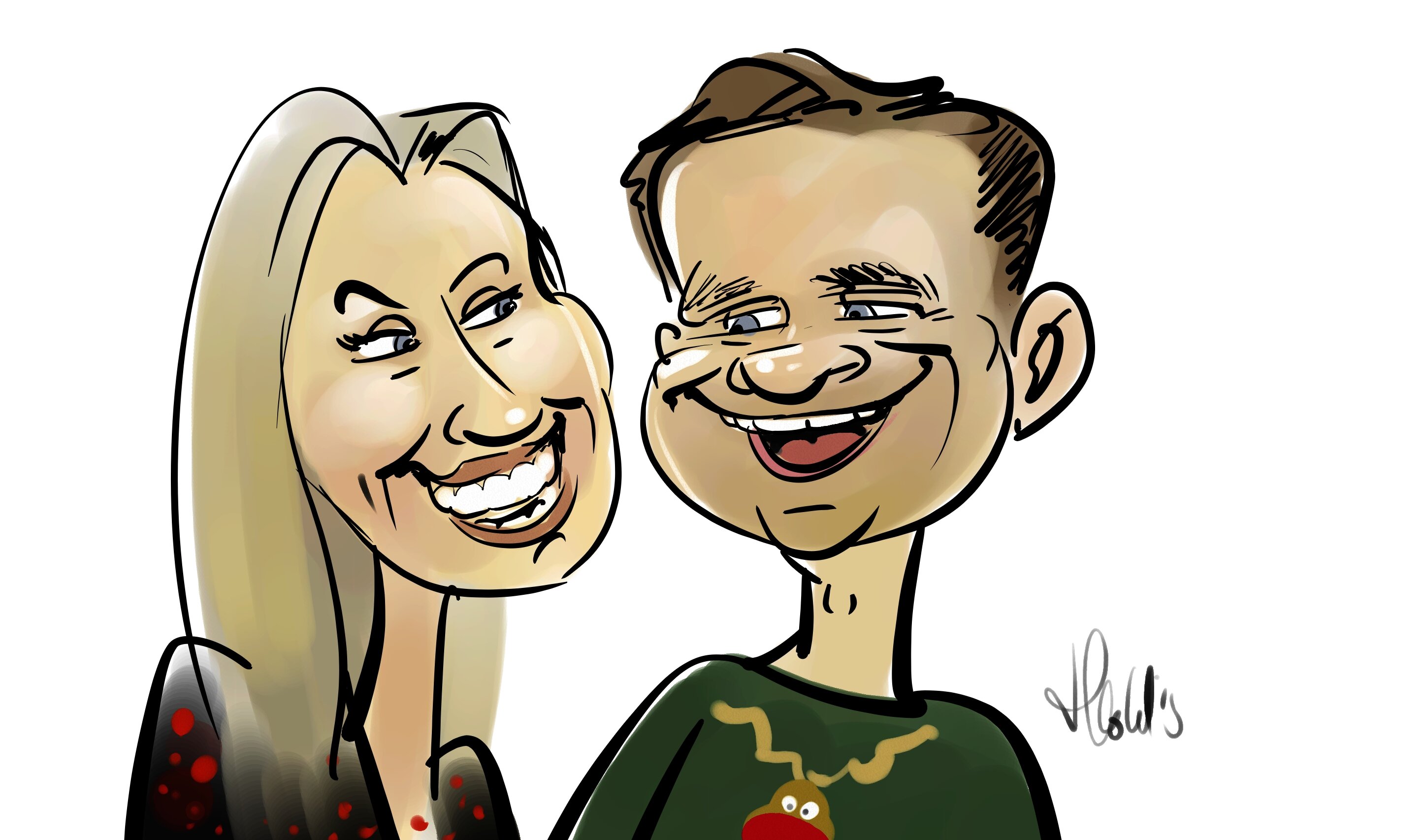 Holland Casino Eindhoven caricatures