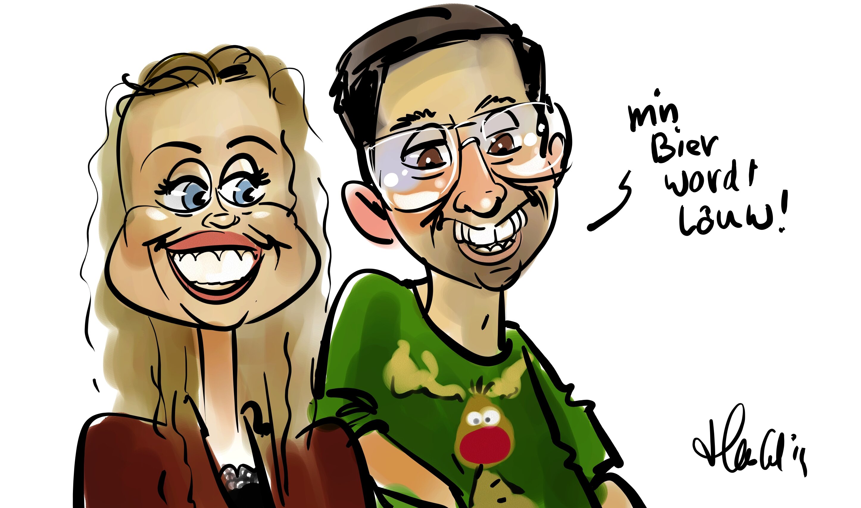 Holland Casino Eindhoven caricatures