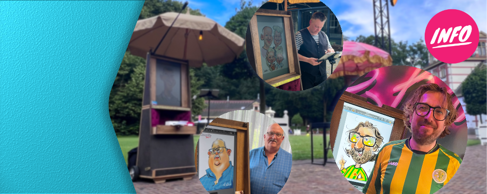 Rendez votre événement plus amusant avec le caricaturiste Harold, Sandor ou l'un des autres artistes!